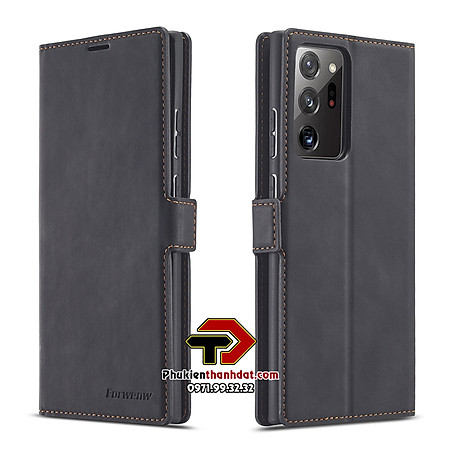 Bao da dạng ví cho SamSung Galaxy Note 20 Ultra chính hãng Forwenw có ngăn đựng thẻ, đựng tiền, khóa nam châm tiện lợi - Hàng chính hãng