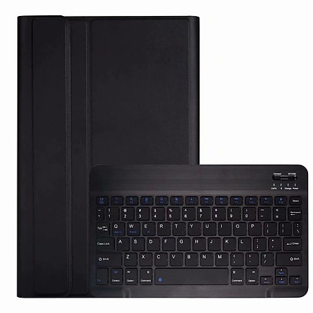 Bao da kèm bàn phím dành cho Samsung Galaxy Tab A7 Lite SM-T225, Tab A7 SM-T505, Tab A8 T295 2019 Bluetooth Keyboard Case có khay để bút chống sốc cao cấp - Hàng chính hãng.