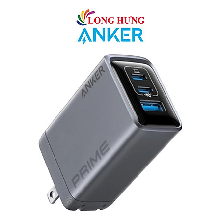 Cốc sạc Anker GaNPrime Portable Wall Charger 100W 2Type-C 1USB A2688 - Hàng chính hãng