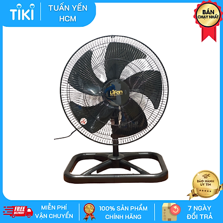 Quạt sàn công nghiệp Lifan S-18CN công suất 55W, chân đế kim loại bọc vỏ cao su chắc chắn, sải cánh 45cm - Hàng chính hãng