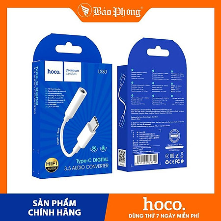 Giắc Chuyển Hoco LS30 từ Type-C hàng chính hãng