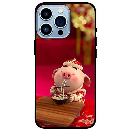 Ốp lưng dành cho Iphone 13 Mini - Iphone 13 - Iphone 13 Pro -  Iphone 13 Pro Max - Heo Ăn
