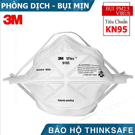 Khẩu trang N95 3M 9105, khẩu trang 3D Mask đạt tiêu chuẩn N95