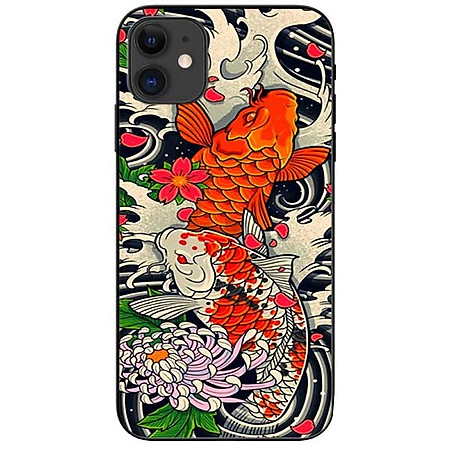 Ốp lưng dành cho Iphone 12 Mini mẫu Chép Đỏ