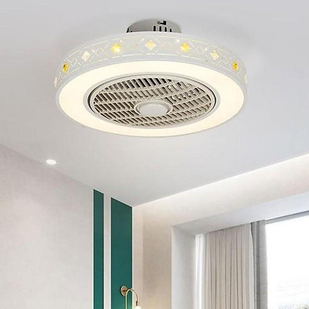 Đèn quạt HARZO kiểu dáng độc đáo, sang trọng trang trí nội thất hiện đại - kèm điều khiển từ xa .