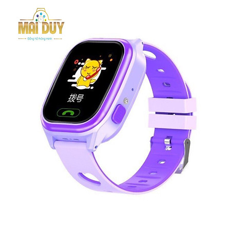 Đồng Hồ Thông Minh MAI DUY Y85 Trẻ Em ngôn ngữ Tiếng Việt, Pin sử dụng được 2 ngày, dây đeo có Hoa văn hình Trái tim-Hàng Nhập Khẩu