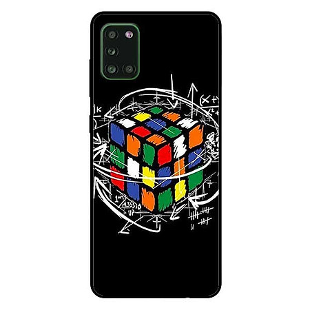 Ốp lưng dành cho Samsung A31 mẫu Rubik Toán Học