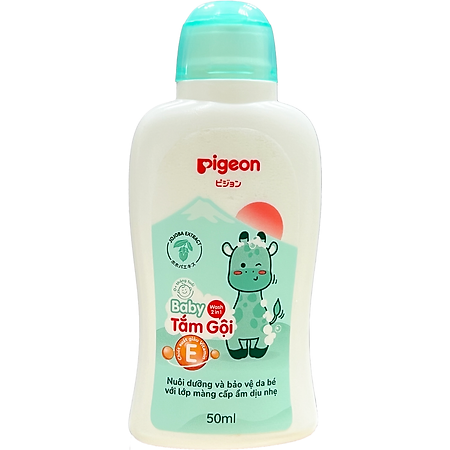 Tắm Gội 2 Trong 1 Chiết Xuất Jojoba/Hoa Hướng Dương 50ml - Bao Bì Mới