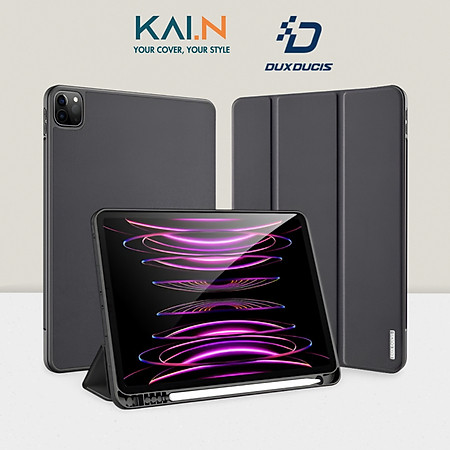 Bao Da Dành Cho iPad Pro 11 inch 2020/ 2021/ 2022 Dux Ducis Domo Series Có Khe Cắm Bút, Tự Động Tắt Mở - HÀNG CHÍNH HÃNG