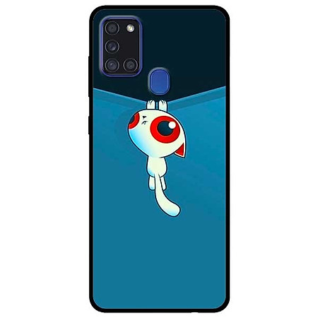 Ốp lưng dành cho Samsung Galaxy A21s mẫu Mèo Cầu Cứu