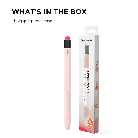 Vỏ Bút dành cho Apple Pencil 2/ Pencil Pro Retro Hình Bút Chì- Hàng Chính Hãng