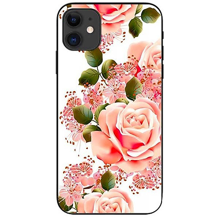 Ốp lưng dành cho Iphone 12 mẫu Hoa Hồng Nhạt
