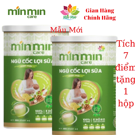 Ngũ Cốc Cao Cấp Lợi Sữa Min Min 30 Hạt _ Chuyên Lợi Sữa và Phụ Hồi Sức Khỏe Sau Sinh (1 Hộp 500Gr)