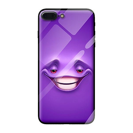 Ốp lưng kính cường lực cho iPhone 8 Plus MẶT CƯỜI 1 - Hàng chính hãng