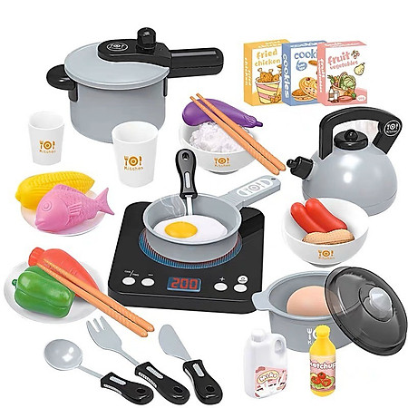 Bộ Đồ Chơi Tập Nấu Ăn PLAYHOUSE 36 Chi Tiết Cho Bé