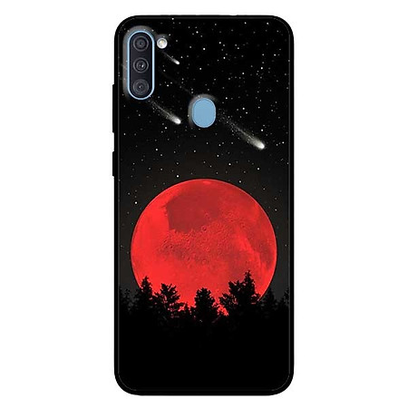 Ốp lưng dành cho Samsung A11 mẫu Mặt Trăng Đỏ