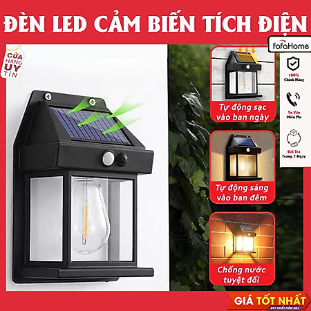 Đèn Tích Điện Năng Lượng Mặt Trời Siêu Sáng, Đèn Cảm Ứng Năng Lượng Mặt Trời Chống Thấm Nước