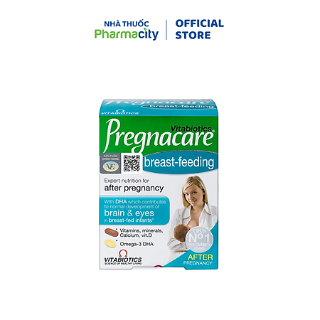 Thực phẩm bảo vệ sức khỏe Vitabiotics Pregnacare Breast-feeding (Hộp 84 viên)