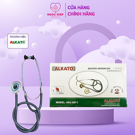 Máy đo huyết áp cơ ALKATO AK2-0811 - Bộ kiểm tra sức khỏe tại nhà gồm: Máy đo và tai nghe