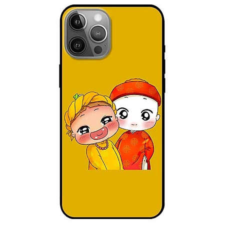 Ốp lưng dành cho Iphone 12 Mini - Iphone 12 - Iphone 12 Pro - Iphone 12 Pro Max mẫu Quỳnh và Cải