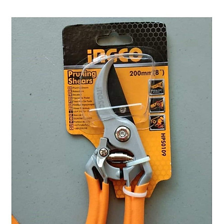 KÉO CẮT TỈA CÀNH CÂY CẢNH 8" INGCO HPS0109 - HÀNG CHÍNH HÃNG