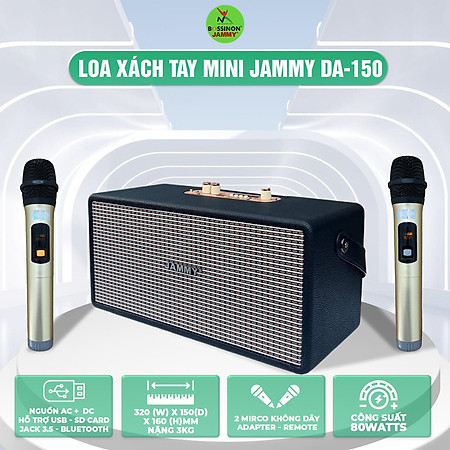 Loa xách tay mini Jammy DA-150 - HÀNG CHÍNH HÃNG