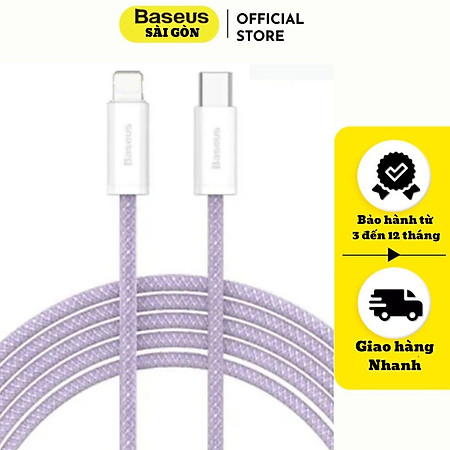 Cáp Sạc Nhanh Baseus Dynamic 2 Series CALD Type C to IP hoặc USB to IP PD 20W cho i.Phone- hàng chính hãng