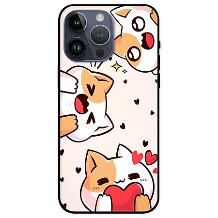 Ốp lưng dành cho Iphone 14 - Iphone 14 Plus - Iphone 14 Pro - Iphone 14 Pro Max - Chú Mèo Ôm Tim