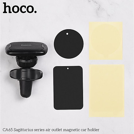Giá đỡ điện thoại trên xe hơi HOCO CA65 (kẹp cửa gió ) - Hàng chính hãng