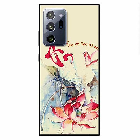 Ốp lưng dành cho Samsung Galaxy Note 20 - Note 20 Ultra - mẫu Tâm An Sen Đỏ