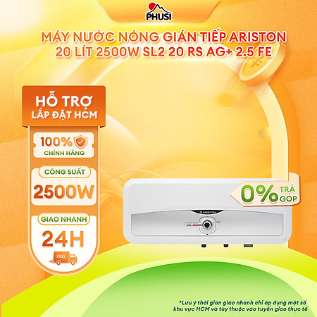 Máy nước nóng Ariston 2500W SL2 20 RS AG+ 2.5 FE