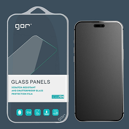 Kính Cường Lực AG Kính Mờ Chống Bám Vân Tay GOR cho iPhone 14 / 14 Plus / 14 Pro / 14 Pro Max - Hàng Nhập Khẩu