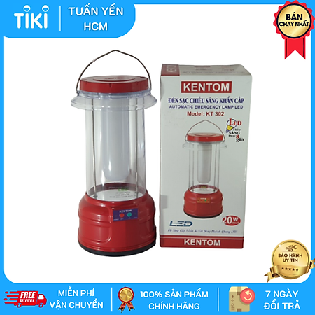 Đèn Sạc Chiếu Sáng Khẩn Cấp Kentom KT-302