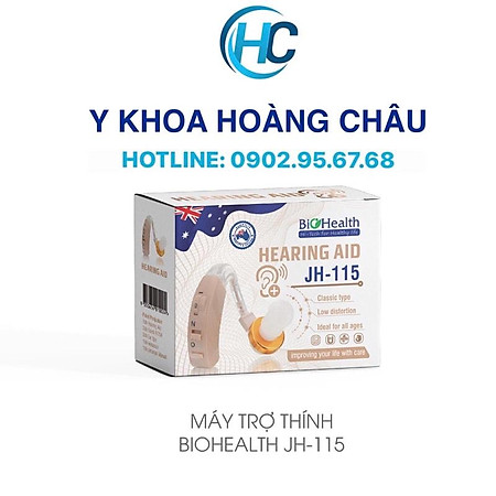 Máy Trợ Thính không dây Biohealth JH-115 (Úc)-máy trợ thính cho người điếc