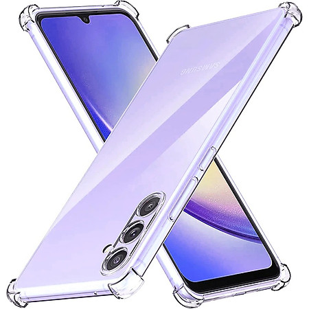 Ốp lưng cho SamSung Galaxy A54 5G, A34, A24, A14, A04, A04s trong suốt chống sốc bảo vệ camera sau - Hàng nhập khẩu