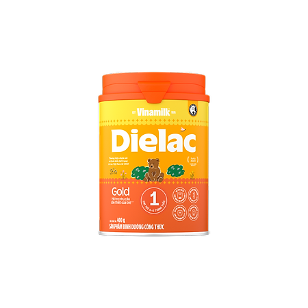Sữa Bột Vinamilk Dielac Alpha Gold IQ Step 1 Hộp Thiếc (400g)
