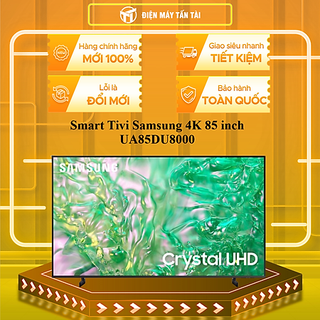Smart Tivi Samsung 4K 85 inch UA85DU8000 85DU8000 - Hàng chính hãng - Chỉ giao HCM