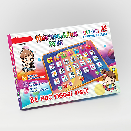 Đồ chơi Duka: Máy tính bảng mini : Bé học ngoại ngữ DK81322