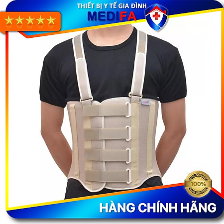 Áo cột sống ORBE Giúp Nâng Đỡ, Cố Định Tạm Thời Cột Sống Lưng, Thắt Lưng Với Vải Cotton Có Lỗ Thoáng Khí