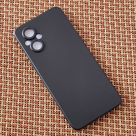 Ốp lưng cho OPPO Reno7 Z 5G, Reno8 Z 5G silicon dẻo màu đen chống bám bẩn, chống vân tay, bảo vệ camera - Hàng nhập khẩu