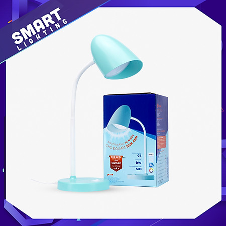 Đèn học để bàn RẠNG ĐÔNG chống cận RD RL 38 kèm bóng LED 6W tiết kiệm điện năng, bảo vệ thị lực