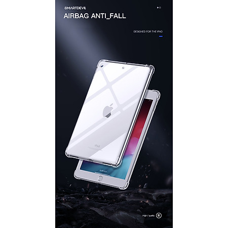 Ốp lưng dành cho iPad Gen 9, Gen 8 , iPad Mini 4/5, Mini 6, Ipad Pro 11 inch 2020/2021, iPad Air 4/5 10.9 inch, iPad Air 2/iPad 9.7 inch, ipad 12.9  2020/2021 silicon dẻo cao cấp chống sốc 4 góc - hàng nhập khẩu