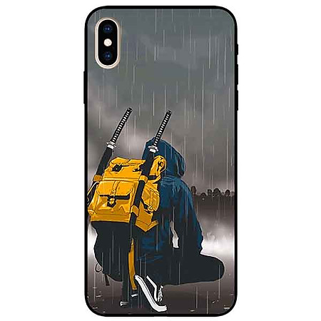 Ốp lưng in cho Iphone X/ Xs Mẫu Dưới Mưa