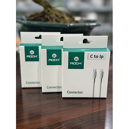 Cáp Sạc Nhanh Rock Type-C to ip Dành cho điện thoại ip11promax/12promax/13promax/14promax....Hàng Nhập Khẩu