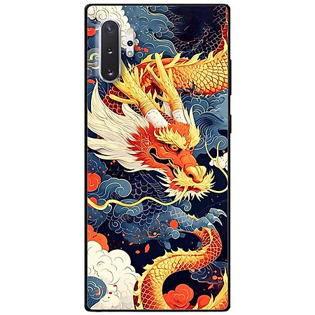 Ốp lưng cho Samsung Note 10 - Note 10 Plus - Note 20 - Note 20 Ultra - Rồng Xanh Cam - Hàng Chính Hãng