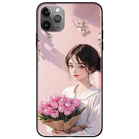 Ốp lưng cho iPhone X - iPhone Xs - Xs Max - XR - iPhone 11 - 11 Pro Max - Thiếu Nữ Áo Trắng - Hàng Chính Hãng