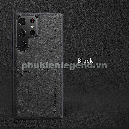 Ốp lưng da cao cấp cho SamSung Galaxy S25 Ultra , S24 Ultra , S23 Ultra , S22 Ultra chính hãng X-level viền mềm, chống bám vân tay - Hàng chính hãng