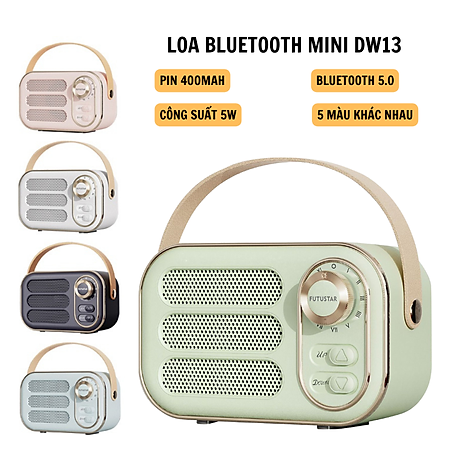 Loa Bluetooth Mini Sothing DW13 Vintage Retro Âm Thanh 3D, Decor Phòng Ngủ, Quà Tặng- Hàng chính hãng