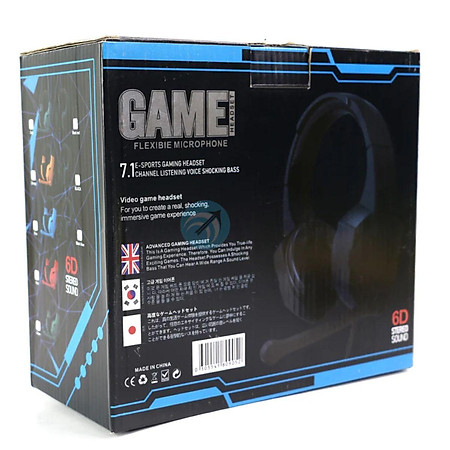 Tai nghe chụp tai Gamming A4 dây 3.5mm- hàng chính hãng