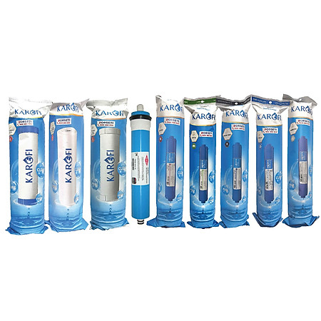 Combo 9 lõi lọc nước Karofi chính hãng dùng cho máy lọc nước Karofi O-i229/A - Hàng Chính Hãng